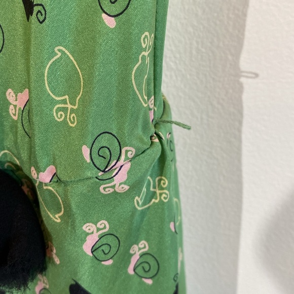 Vintage Hype Green Silk Dress - Picture 8 of 11